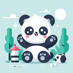 cute pan vector image