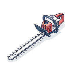 Hedge trimmer vector