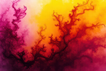 Obraz premium Mesmerizing Ink in Water: Close-Up Abstract Photography of Swirling Colors