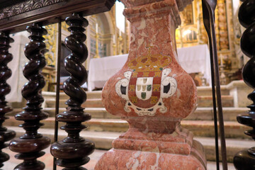 Nazaré, Portugal. The Sanctuary of Our Lady of Nazareth, also known as the Church of Our Lady of...