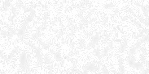 White topography topology vector white background fresh contour map texture. white seamless pattern Abstract background with a wave Topography and geography map grid abstract backdrop.