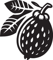 Fruits and berries stencil collection of vector images art illustrations
