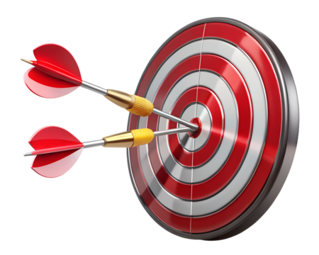 dart hitting target