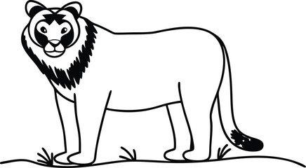 lion vector illustration