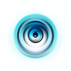 Colorful radial motion effect. Abstract rounded background. Color curves and sphere.
