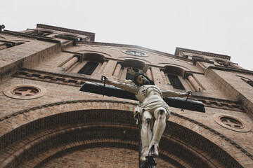 Good Friday, Holy Week procession, traditional Catholic celebration. 