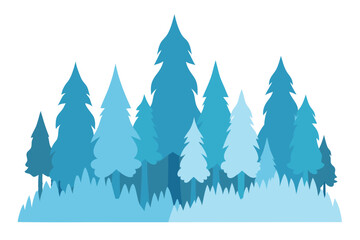 frosted-forest-silhuette---vector-art-illustriton- (1).eps