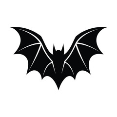 Bat wings sharp vector outline
