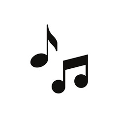 Icon Musical note illustation vector 