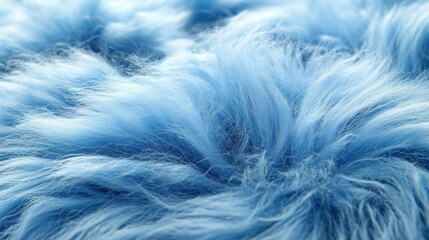 Obraz premium Soft, light blue faux fur texture