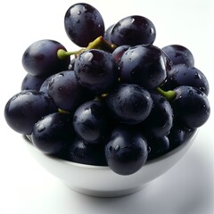 Fototapeta premium fresh grapes on a white background