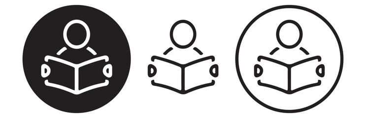 Vector illustration of a black and white background for a book icon set. vector eps 10