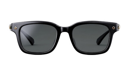 Sunglasses' Essential: A sleek and stylish pair of sunglasses, featuring a classic design and bold black frames, exuding an air of sophistication and timeless appeal.