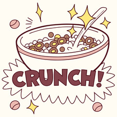 Comic Explosion on Ceramic Bowl