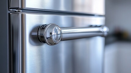 Stainless steel kitchen appliance handle