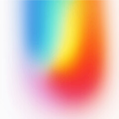 Vibrant gradient background blending colors from warm hues to cool tones