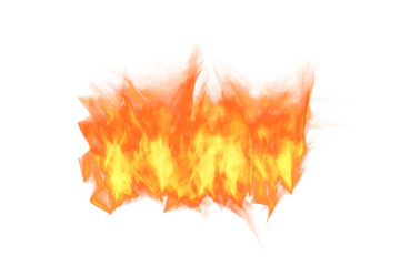 Sparks of flaming explosion in transparent png with hot fiery fire and burning heat flame emblem