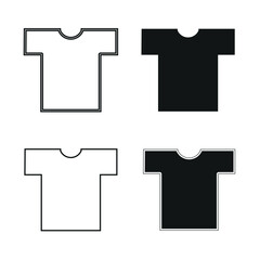 a set of t-shirts