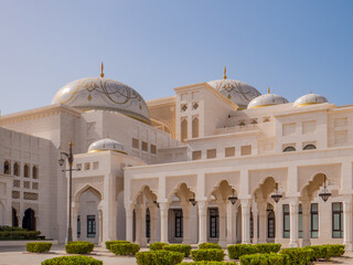 ABU DHABI, UAE. Qasr Al-Watan presidential palace.