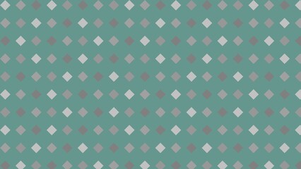 Geometric pattern of varying shades of gray diamonds on a teal background