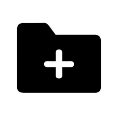 Folder Add Icon Vector Illustration