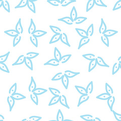 Beautiful blooming flowers on light yellow background seamless pattern for fabric textile wallpaper fashion print background. 