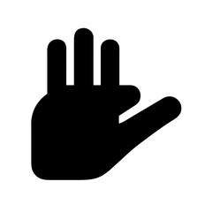 Hand Icon Vector Illustration