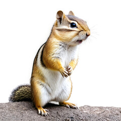 Obraz premium chipmunk isolated on transparent background