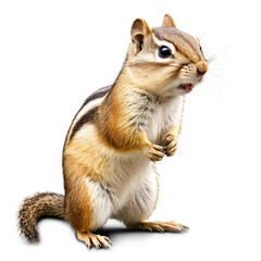 Obraz premium chipmunk isolated on transparent background
