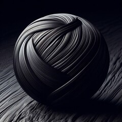 Ebony A dense black hardwood most commonly yielded by Diospyros