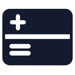 Obraz premium prepaid top up card silhouette icon simple style