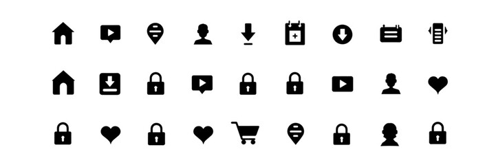  Mobile UI/UX Essentials Icons