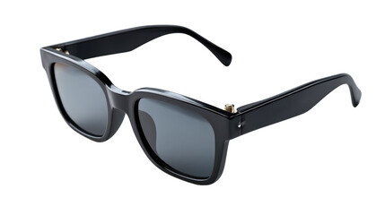 Sleek Sunglasses: A pair of modern sunglasses. The lenses are tinted, and the frames are a dark color, exuding a sense of coolness and effortless style. 