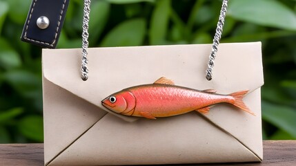 Phishing email icon creation digital art cybersecurity outdoor close-up conceptual design