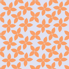 textile design with abstract flower pattern