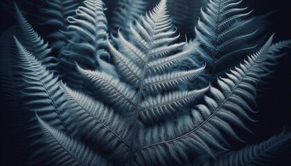 Feather Like Ferns Fronds with feathery delicate edges