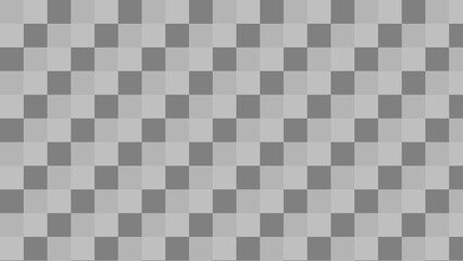 Gray checkered pattern.  Square tiles