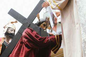 Good Friday, Holy Week procession, traditional Catholic celebration. 