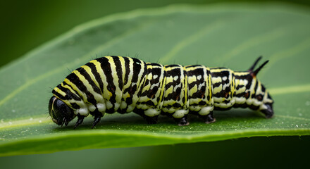 Naklejka premium Monarch Caterpillar