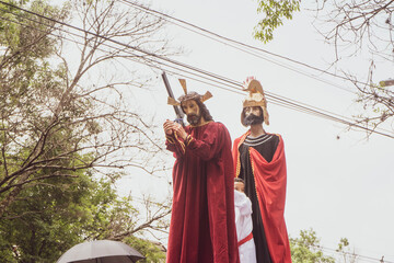 Good Friday, Holy Week procession, traditional Catholic celebration. 