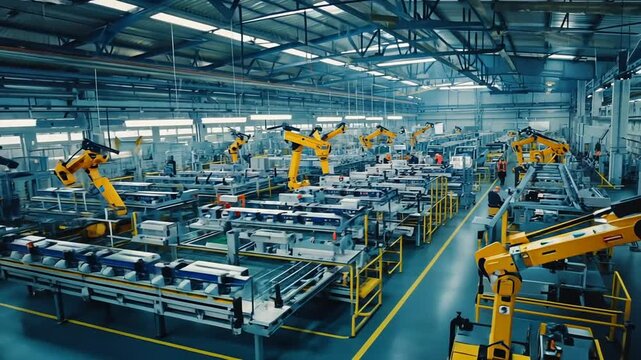 Car battery factory.