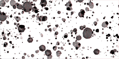 Seamless pattern of light pink and white Dalmatian spots, arranged in an orderly pattern, creating the appearance of data points or digital code.. Just create a rough effect, splatter, dirt, 