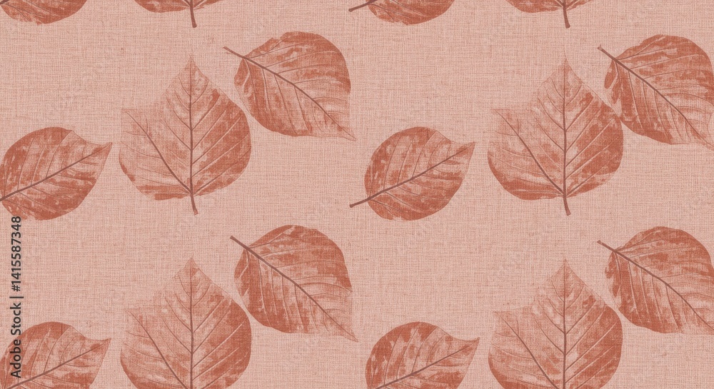 Aufkleber abstract leaf pattern background texture illustration design art