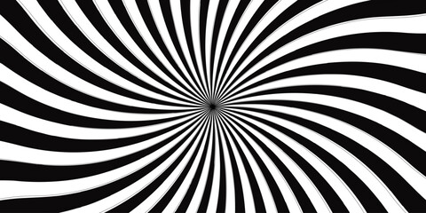 Vector Fractal burst retro black and white vector backdrop sunburst vintage backdrop background Modern seamless retro vintage burst sunrise  element spiral striped illustration sunray template