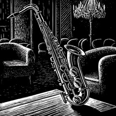 Saxophone in an Empty Room