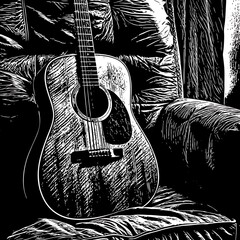 Acoustic Guitar Engraving