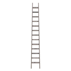 Old Wooden Ladder, 3d illustration isolated on white background