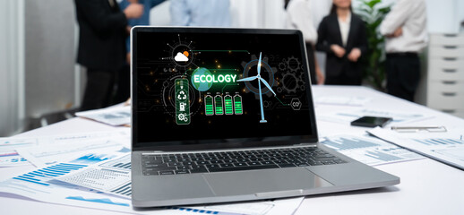 Computer Software Leading the Way in Green Business strategy and Sustainability, promoting...