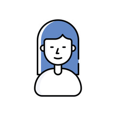 Girl Vector icon