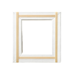 Elegant Picture Frame. Empty Border for Artwork and Photography Display.	